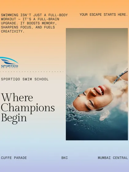 Swimming is a full-brain upgrade. Beyond the physical workout, it sharpens focus, boosts memory, and fuels creativity, making it a true mind-body exercise.