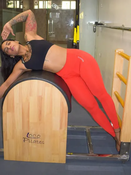 The Ladder Barrel is an amazing tool for deep stretches and strengthening your back. We use a variety of equipment to challenge your body in new ways, improving flexibility and core control.