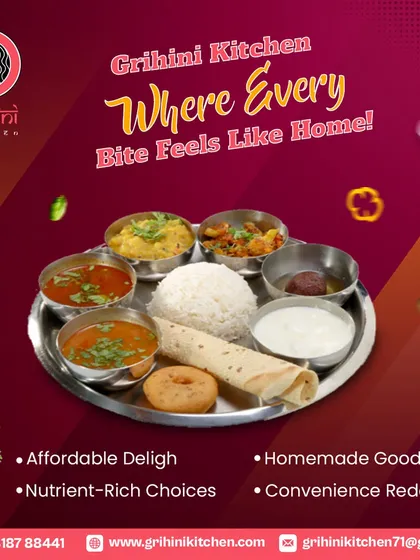 Where every bite feels like home. Our thali offers affordable delight, nutrient-rich choices, and homemade goodness.