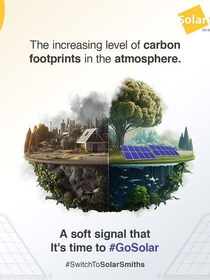 The increasing level of carbon footprints is a soft signal that it's time to go solar. I help you make the switch to reduce your environmental impact.