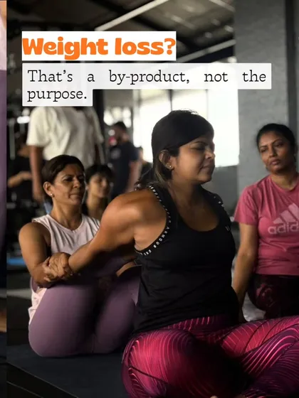 Weight loss? That's a by-product, not the purpose. The real goal is to build a stronger, more capable body that you feel at home in.