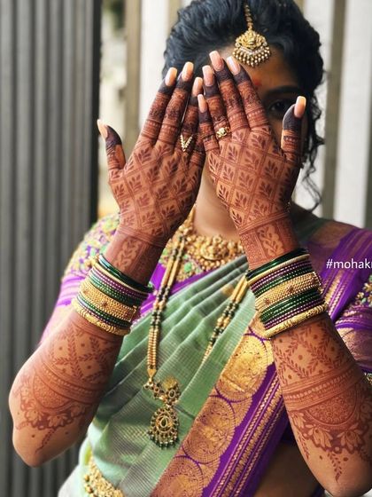 Mohak Mehendi - Professional Mehndi Artistry The Richness of the Stain photo 14