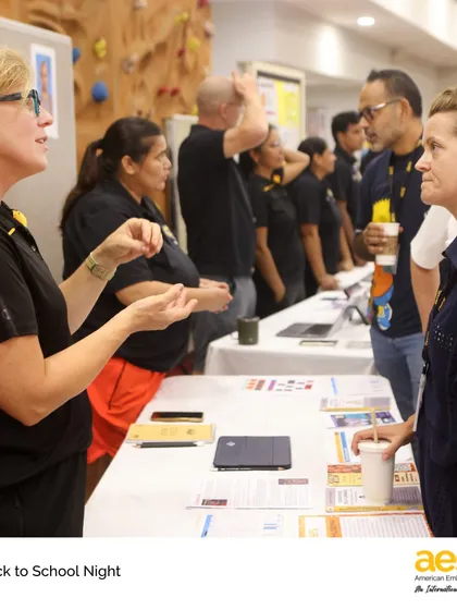 At the Elementary School Back to School Night, we open our classrooms to families to strengthen the home-school connection. It's a time for parents to understand our teaching and learning approach and partner with us to help every child grow.