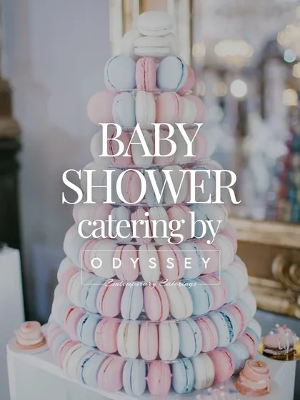 Celebrating a new beginning with sweetness and style. This magnificent pastel macaron tower was the centerpiece for a beautiful baby shower, showcasing how we tailor our dessert creations to match your event's theme and color palette.