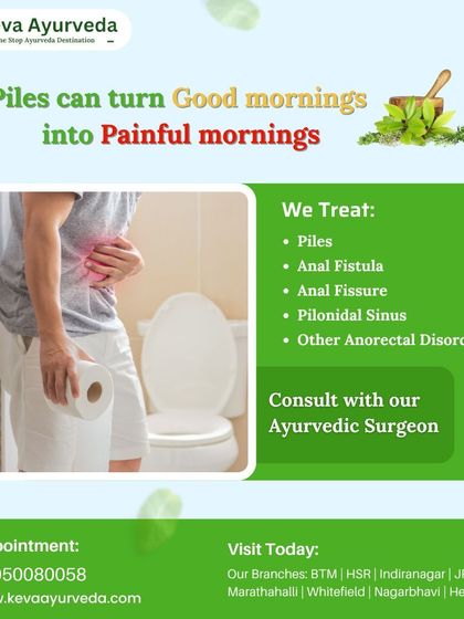 Piles can turn good mornings into painful ones. We treat a range of anorectal disorders with specialized procedures performed by our expert Ayurvedic surgeons.