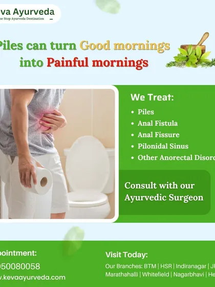 Piles can turn good mornings into painful ones. We treat a range of anorectal disorders with specialized procedures performed by our expert Ayurvedic surgeons.