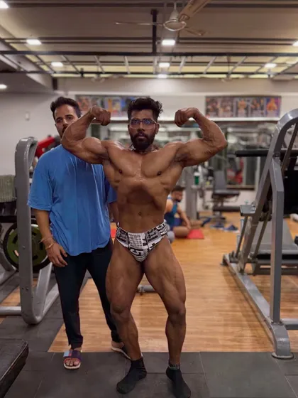 Time for some carb loading. This is three days out from a practice show. We are filling out the muscles to bring a completely different package to the stage.