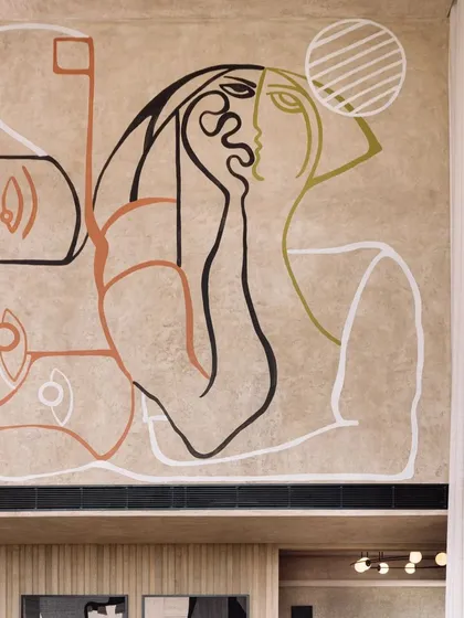 A duplicate detail shot of the mural.