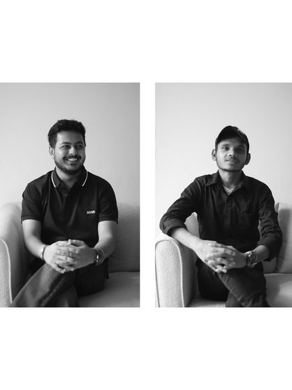 Portraits of two of our talented team members. Each person brings a unique skill set and perspective to our collaborative design process.