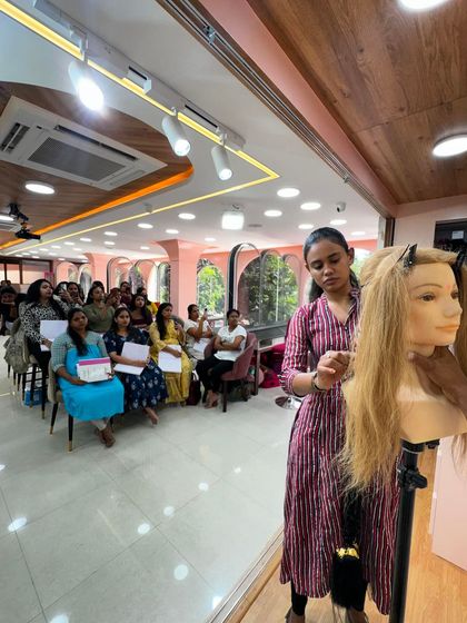 Asmitha Makeover Artistry - Professional Beauty Artist Courses Advanced Bridal Hairstyling photo 21