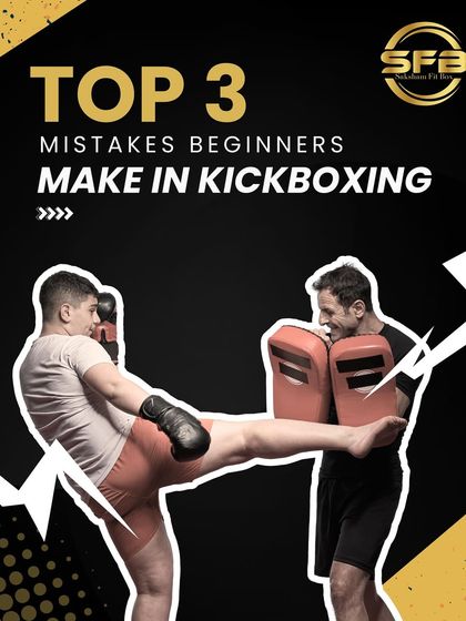 A common beginner mistake in kickboxing is not being consistent. We teach that discipline and regular practice are more important than motivation for long-term progress.