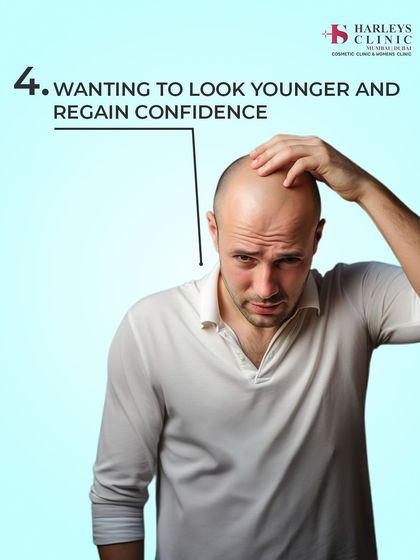 Ultimately, the biggest sign is simply wanting to look younger and regain the confidence that hair loss has taken away. It is okay to want to feel good about your appearance.
