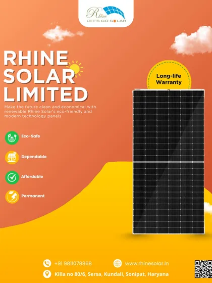 Make the future clean and economical with my dependable, eco-safe, and affordable panels. They come with a long-life warranty, making them a permanent and modern technology solution.