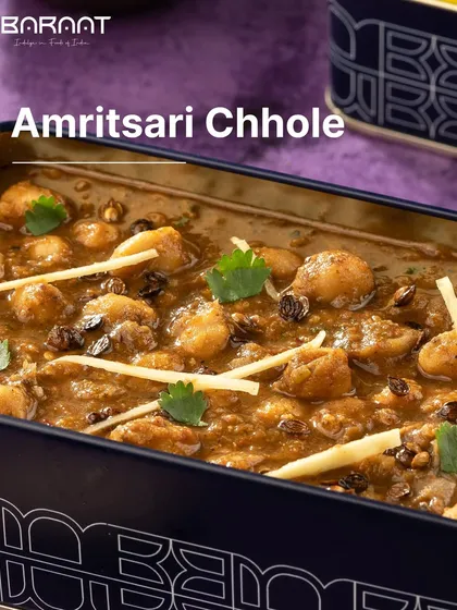 Rich in flavor and made with love, my Amritsari Chhole features a blend of traditional spices for a hearty, satisfying meal.