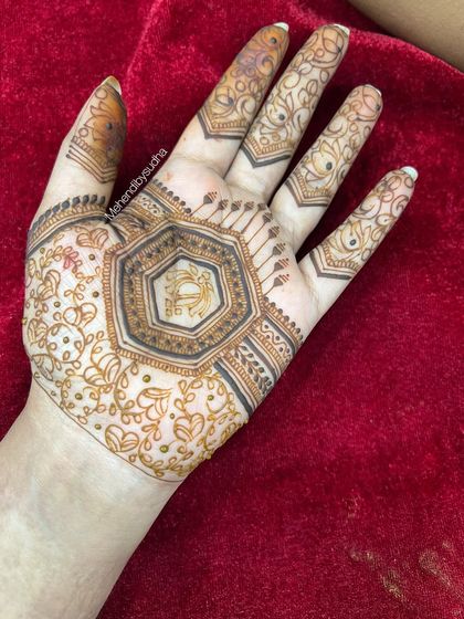 Another view of the hexagonal design, showing the clean lines and the beautiful use of negative space.