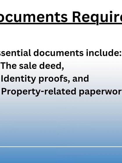 To pay stamp duty and register your property, you will need essential documents. These include the sale deed, identity proofs of the parties involved, and other property-related paperwork.
