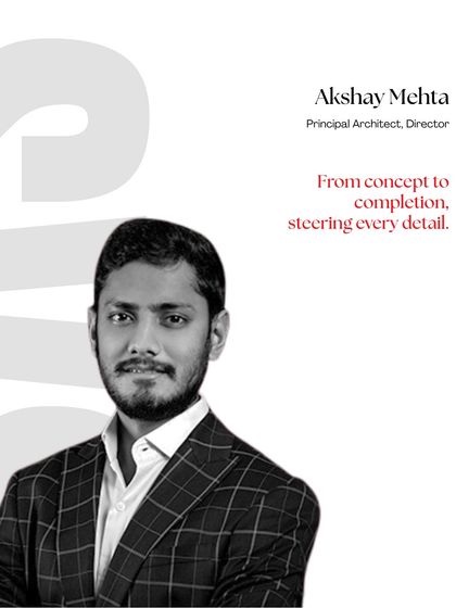 Meet Akshay Mehta, our Principal Architect and Director, who steers every project from the initial concept through to the final details of completion.