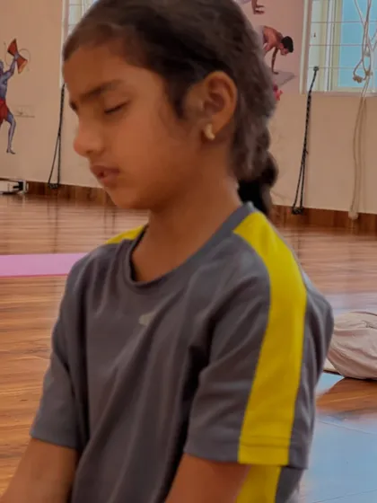 Even in what seems like sleep, the mind is absorbing the stillness. The journey inward for a child is not always active. My role is to create a space where they can disconnect from the outside and reconnect with their inner world, even if it starts with a nap.