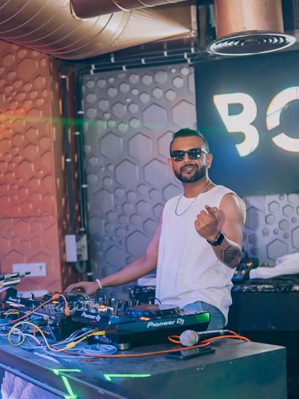 A throwback to a Valentine's Day gig. The music of love was definitely in the air.