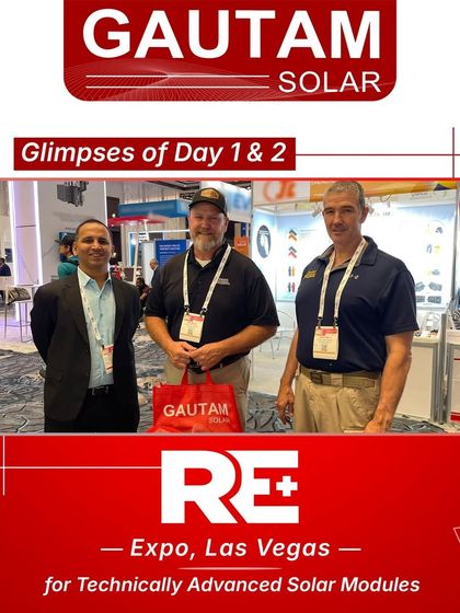A look back at the first two days of the RE+ Expo in Las Vegas. We were proud to represent India's solar manufacturing capabilities and showcase our technically advanced modules.