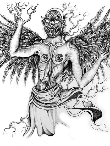 Ankita Bhattacharya - Tattoo Design Mythological & Fantastical Creatures photo 5