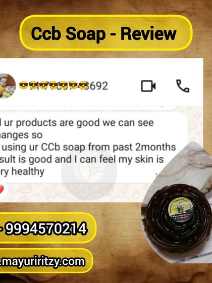 This customer has been using my CCb soap for two months and says the result is good and her skin feels very healthy. Consistency is key, and I am happy she is seeing the long-term benefits.