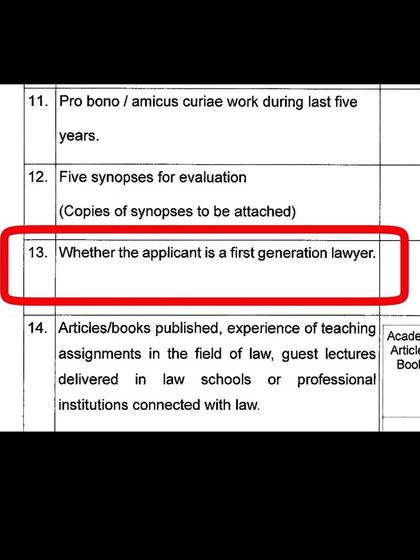 The Supreme Court now includes a section in its Senior Advocate application asking if the applicant is a first-generation lawyer. This is a huge step toward recognizing the herculean task we face in building a practice without a family legacy.