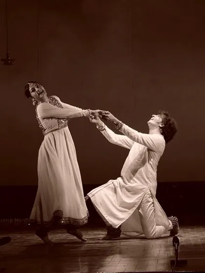 In the song of our artistic life, creativity has been the very breath of air. A cherished moment from a duet performance with my life partner, Rajendra, on his birthday.
