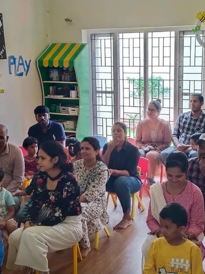 A wide shot of our Parent Orientation Day, where first-time learners and parents came together to embark on the incredible adventure of early education.
