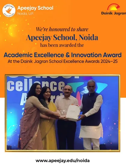 We are honored to receive the Academic Excellence & Innovation Award from Dainik Jagran. This prestigious recognition is a testament to our unwavering commitment to progressive learning and academic distinction.