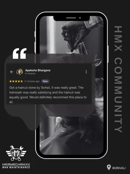 "The hairwash was really satisfying and the haircut was equally good." Apeksha Bhargava shares her great experience with our stylist Sohall.