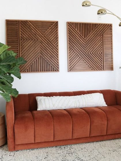 Best of Bharat - 3D & Sculptural Wall Art Modern Geometric Wood Art photo 19