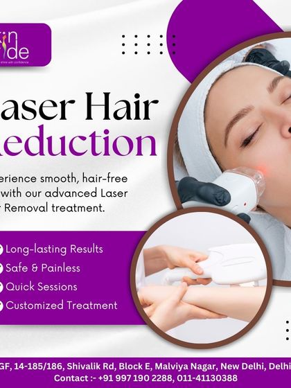 Experience the comfort of our advanced laser hair reduction treatment. We offer safe, painless, and customized sessions that deliver long-lasting results for beautifully smooth skin.