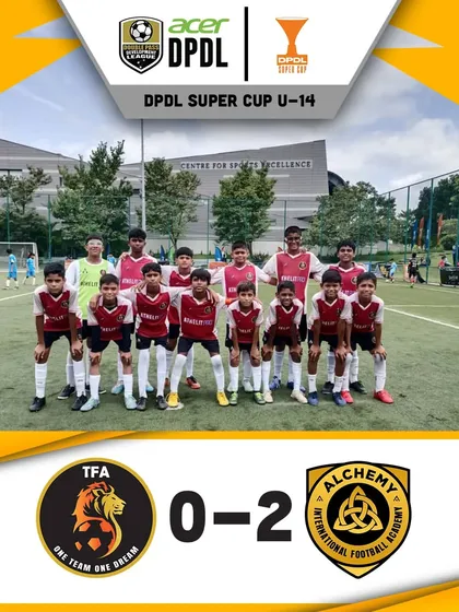 A 0-2 setback for our U14 team in the DPDL Super Cup. Every match, win or lose, is a learning opportunity.