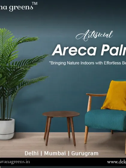 Our artificial Areca Palm brings nature indoors with effortless beauty. It's a timeless choice that adds a tropical, airy feel to any living room or office.