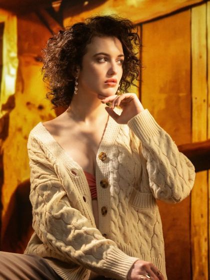 A warm, rustic cabin interior with lanterns, created with projection. This shot demonstrates how I can use the same virtual set to create different moods and compositions.