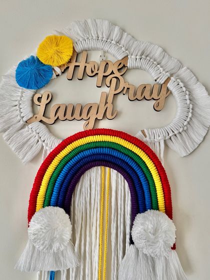 Shikha Agarwal - Custom Macrame & Crochet Home Decor Personalized Name Hangings photo 15