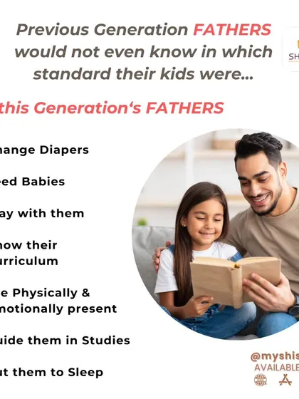 The role of a father has evolved. Today's dads are changing diapers, guiding studies, and are emotionally present in a way previous generations were not. We celebrate and support this positive change.