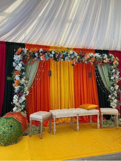 Creative&Creations - Event Decoration Vibrant Haldi & Mehendi Decor photo 28