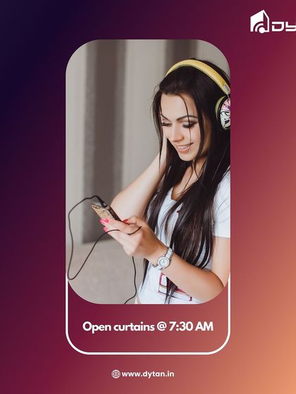 Imagine your home working around your schedule. I can set your curtains to open automatically at a specific time, creating a seamless transition to your morning routine.