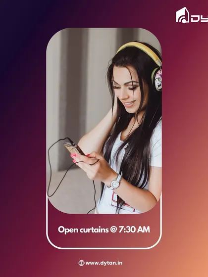 Imagine your home working around your schedule. I can set your curtains to open automatically at a specific time, creating a seamless transition to your morning routine.