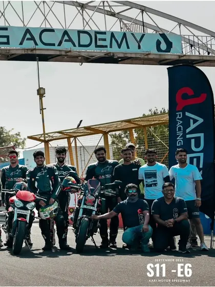 Another group from our exclusive Triumph track day, showcasing the variety of modern classic and sport bikes from the brand.