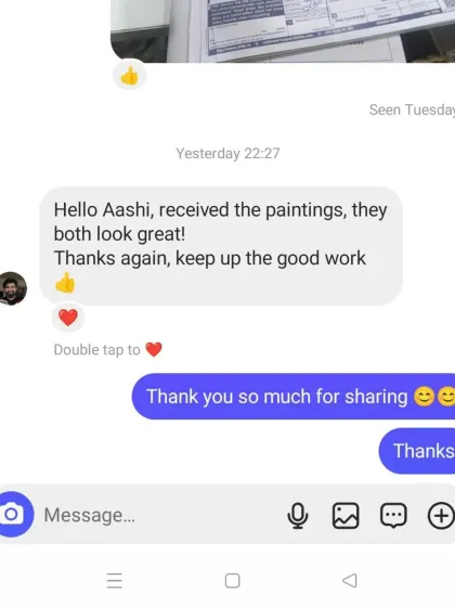 It's wonderful to hear from clients after they've received their paintings. I'm so glad these two portraits arrived safely and were loved.