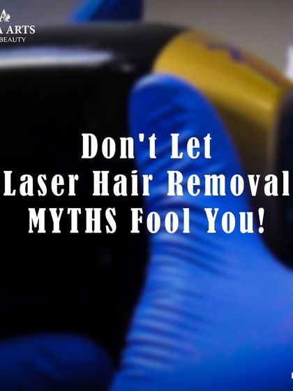 Don't let myths about laser hair removal fool you. This series of images separates fact from fiction, so you can feel confident about choosing this transformative treatment for smooth, hair-free skin.