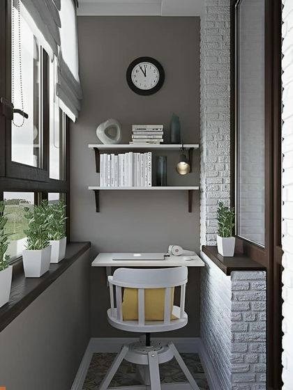 Interiors - Balcony Design & Landscaping Balcony Home Offices photo 9