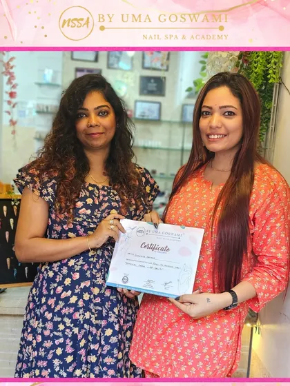 Celebrating Shraddha's graduation. It's always a proud moment to see students from different cities choose our academy and succeed.