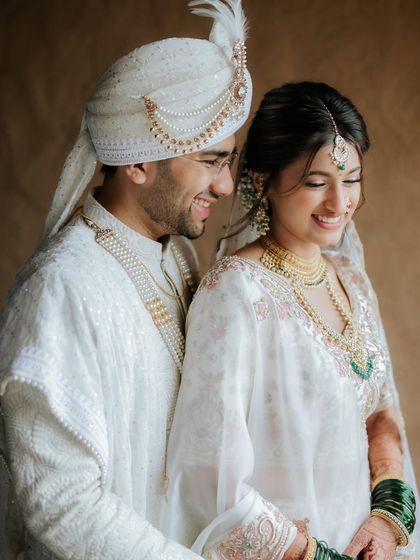 Another beautiful couple portrait. Their smiles say everything. I love creating looks that allow my brides' happiness to be the main focus.