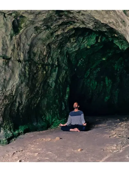 In the quiet of a cave, I find a space to turn inward. Yoga is a willingness to transform yourself, and that journey begins with moments of deep, undisturbed stillness.