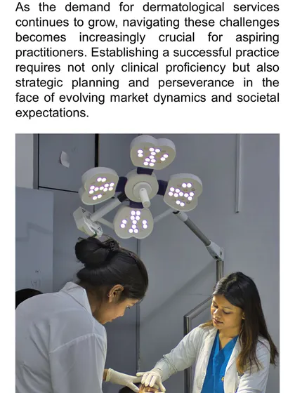 I recently wrote an article on the challenges faced by young dermatologists today. Sharing my experiences is part of my commitment to the growth of my field.