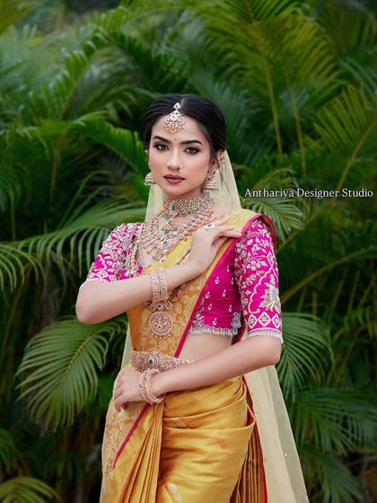 Anthariya by Nidhi Gowda - Custom Bridal & Occasion Wear Grand Bridal Sarees & Muhurtham Wear photo 59